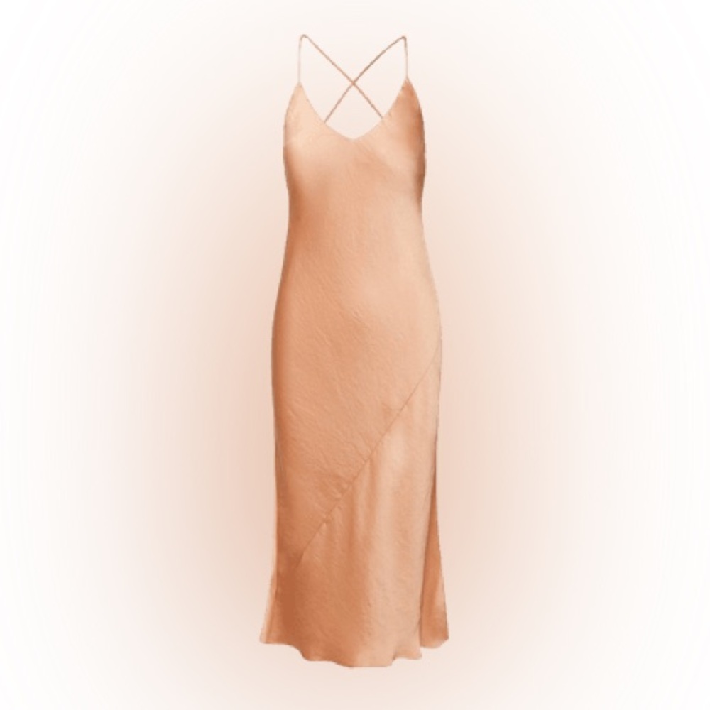NWT Aritzia Wilfred only slit slip dress XS